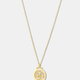 Round Cut Cubic Zirconia in 925 Sterling Silver Necklace 1