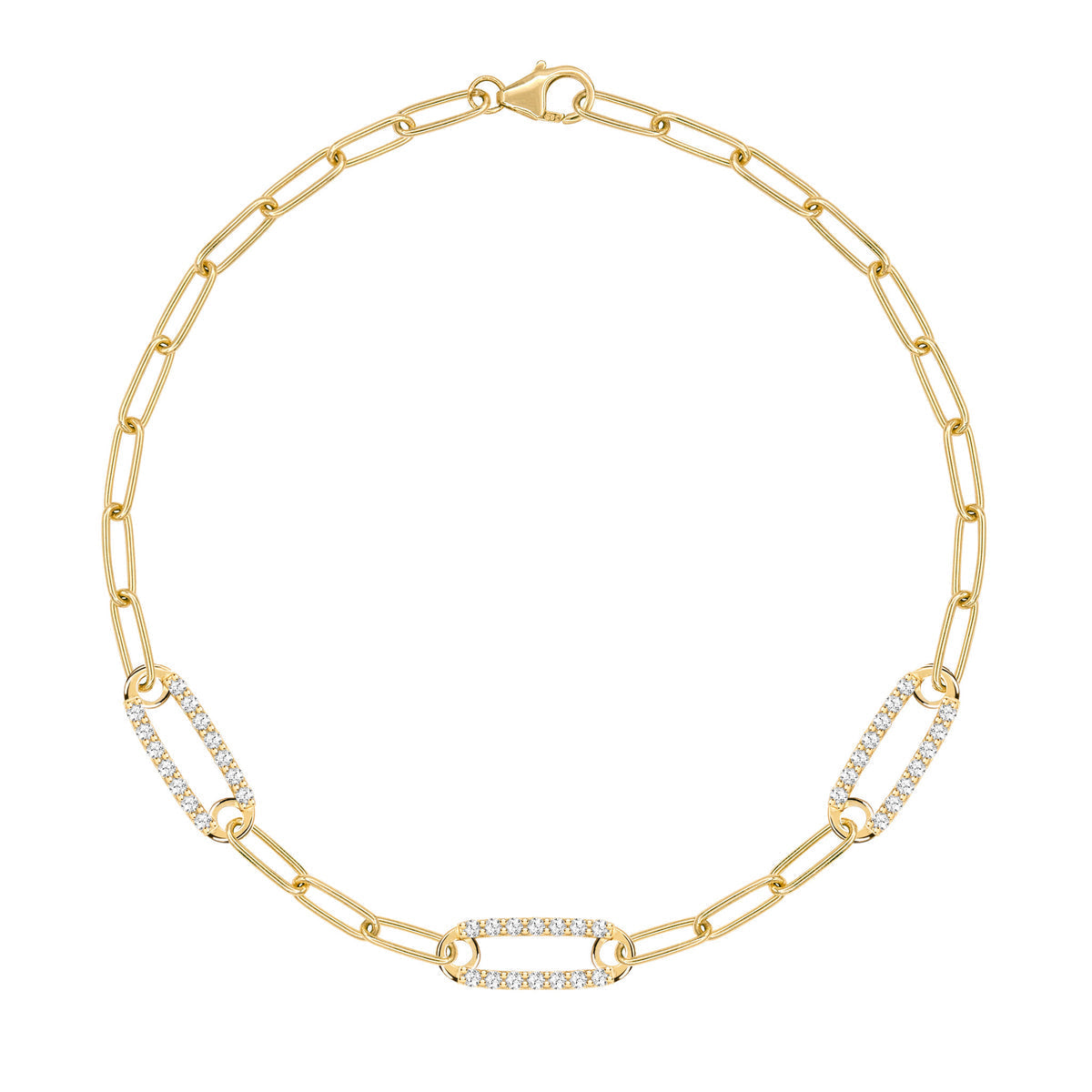 2.8 CT Round April Diamond Lab Made Diamond- April Birthstone Bracelet 1