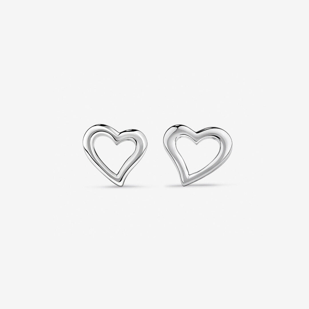 Round Cut Cubic Zirconia in 925 Sterling Silver Earrings 2