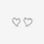 Round Cut Cubic Zirconia in 925 Sterling Silver Earrings 2