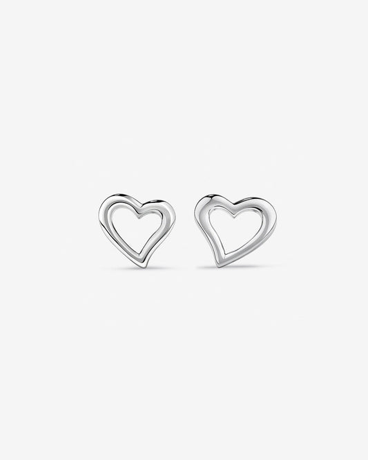 Round Cut Cubic Zirconia in 925 Sterling Silver Earrings 2
