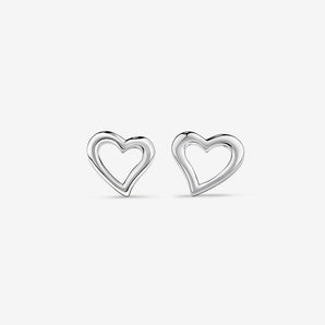 Round Cut Cubic Zirconia in 925 Sterling Silver Earrings