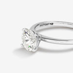 Stunning 1.25 CT Round Moissanite Engagement Ring Solitaire Design 3
