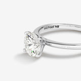 Stunning 1.25 CT Round Moissanite Engagement Ring Solitaire Design 3