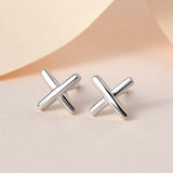 Round Cut Cubic Zirconia in 925 Sterling Silver Earrings 2