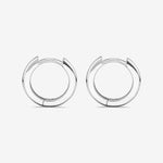 Round Cut Cubic Zirconia in 925 Sterling Silver Earrings 3