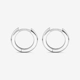 Round Cut Cubic Zirconia in 925 Sterling Silver Earrings 3