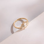Stunning 1.0 - 2.0 CT Marquise Moissanite Engagement Ring with Cluster Design 10