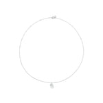 Round Cut Cubic Zirconia in 925 Sterling Silver Necklace 3