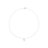 Round Cut Cubic Zirconia in 925 Sterling Silver Necklace 3