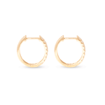 0.83 TCW Round Cut Moissanite Earrings in Gold 5