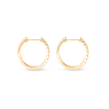 0.83 TCW Round Cut Moissanite Earrings in Gold 5