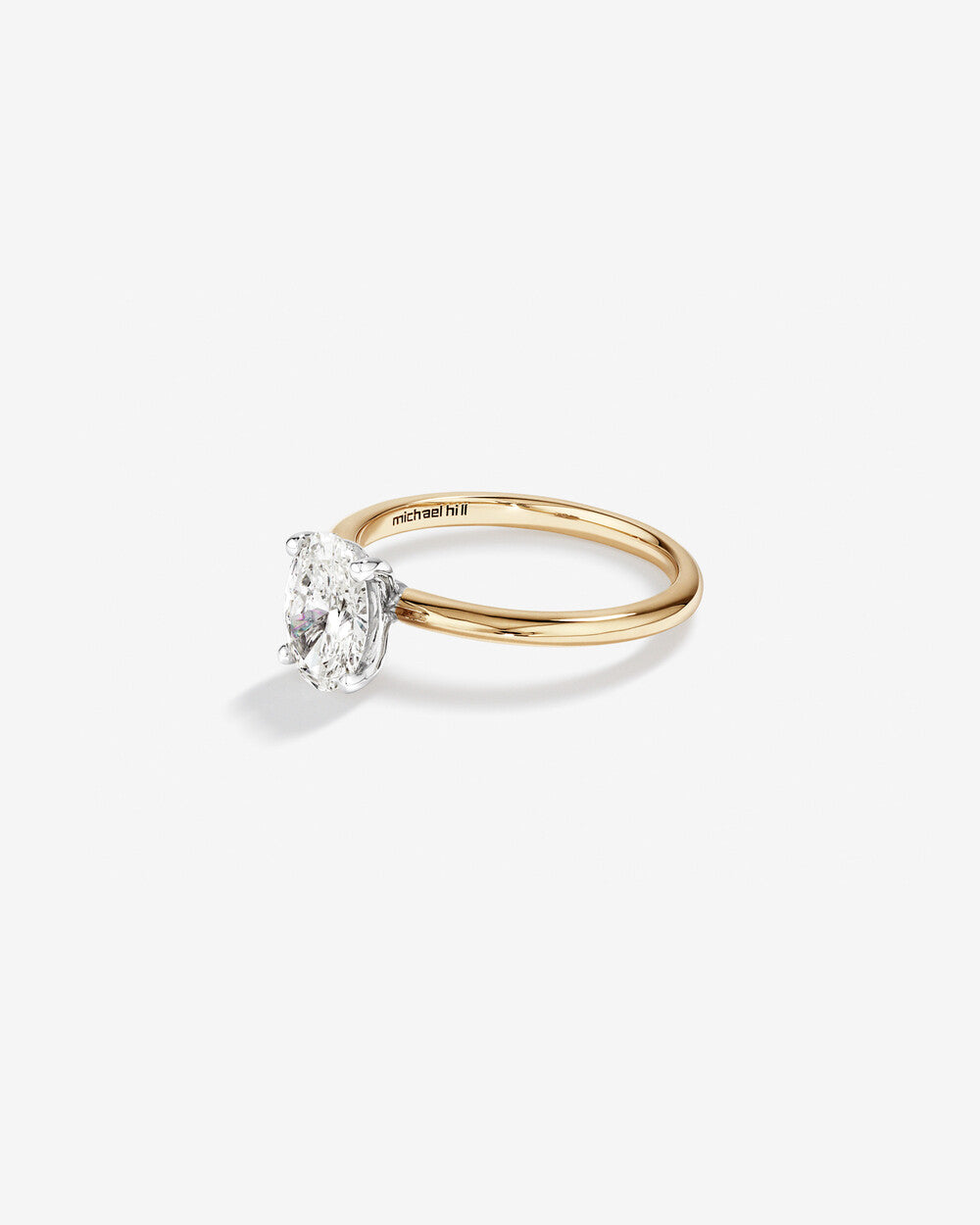 Stunning 1.25 CT Oval Moissanite Engagement Ring in Solitaire Design 2