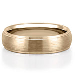 Classic Domed Shaped Wedding Band for Men's in Solid Gold 1