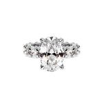 Round Cut Solitaire Style Cubic Zirconia in 925 Sterling Silver Ring 1