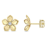 Round Cut Cubic Zirconia in 925 Sterling Silver Earrings 6