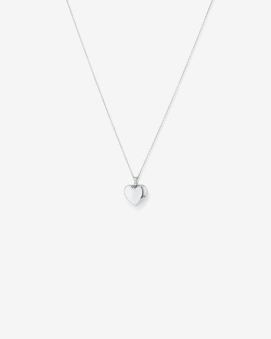 Round Cut Cubic Zirconia in 925 Sterling Silver Necklace 1