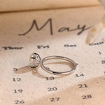 Stunning 3.0 CT Oval Moissanite Engagement Ring with Hidden Halo Design 3