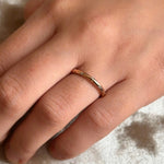 Stunning 0.10 TCW Round Moissanite Stones  Flash Wedding Bands 1