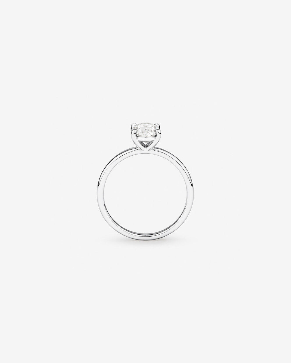 Stunning 1.0 CT Oval Moissanite with a Solitaire Design Engagement Ring 2