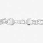Round Cut Cubic Zirconia in 925 Sterling Silver Bracelet 3