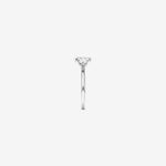 Stunning 1.25 CT Oval Moissanite Engagement with Ring Solitaire Design 3