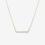 Round Cut Cubic Zirconia in 925 Sterling Silver Necklace 1