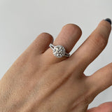Stunning 1.5 CT Round Moissanite Engagement Ring with Split Shank & Pave Design 8