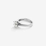 Stunning 2.0 CT Round Moissanite in Solitaire Engagement Ring 4