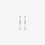 Round Cut Cubic Zirconia in 925 Sterling Silver Earrings 2