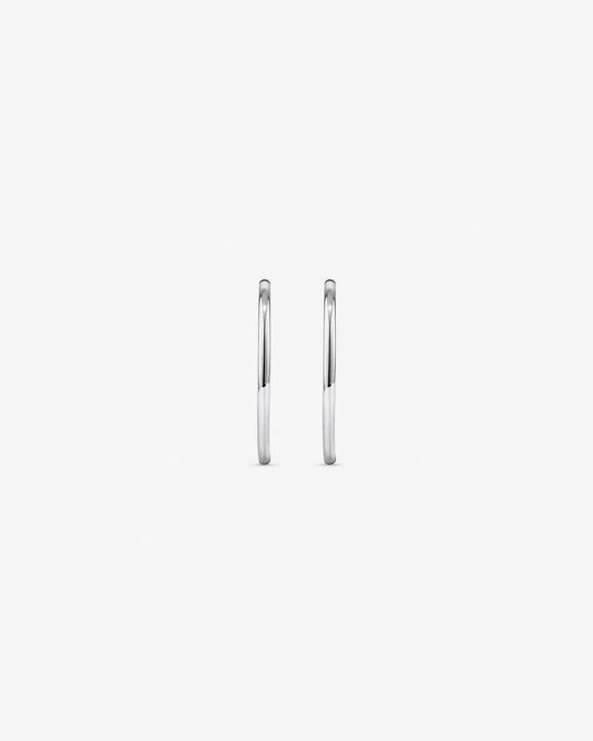 Round Cut Cubic Zirconia in 925 Sterling Silver Earrings 2