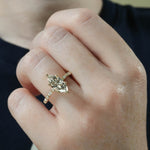 Stunning 1.0- 2.0 CT Oval Moissanite Engagement Ring with Pave Design 6