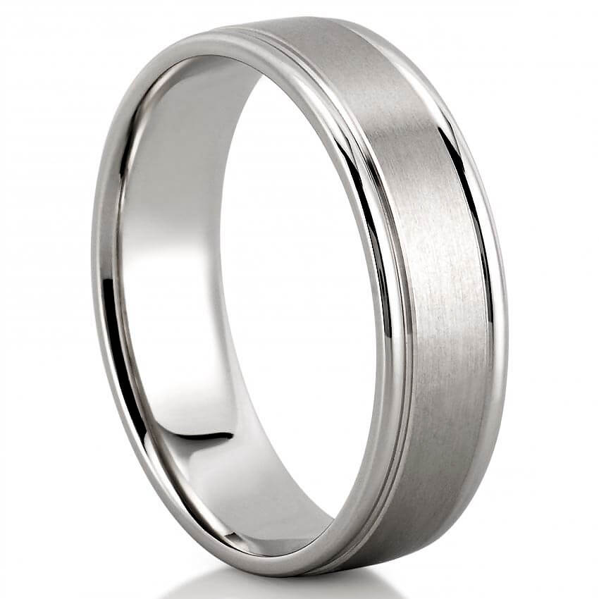 Classic Comfort Fit Wedding Band for Men's in Solid Gold 4