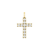1.32 TCW Round April Diamond Lab Made Diamond- April Birthstone Pendant Necklace 1