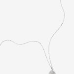 Round Cut Cubic Zirconia in 925 Sterling Silver Necklace 2