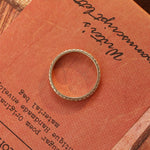 0.3 TCW Round Cut Moissanite Bridal Wedding Band With Pave Accent 3