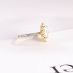 Stunning 1.5 - 2.5 CT Radiant Moissanite Engagement Ring with Pave & Halo Design 10