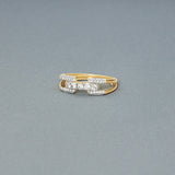 Stunning 0.41 TCW Round Moissanite Stones Harness Wedding Band 5
