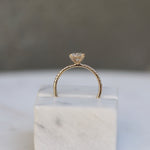 1.21 CT Oval Cut Pave CVD E/VS1 Diamond Engagement Ring 19
