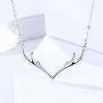 Round Cut Cubic Zirconia in 925 Sterling Silver Necklace 3