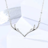 Round Cut Cubic Zirconia in 925 Sterling Silver Necklace 3