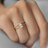 Stunning 1 CT Pear Moissanite Engagement Ring With Solitaire Design 8