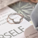 0.3 TCW Round Cut Shaped Moissanite Bridal Wedding Band 7