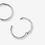 Round Cut Cubic Zirconia in 925 Sterling Silver Earrings 5