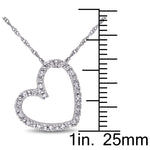 Round Cut Cubic Zirconia in 925 Sterling Silver Necklace 3