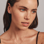 Round Cut Cubic Zirconia in 925 Sterling Silver Necklace 3