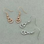 Round Cut Cubic Zirconia in 925 Sterling Silver Earrings 7