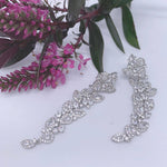 Round Cut Cubic Zirconia in 925 Sterling Silver Earrings 2