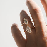 Stunning 1 CT Marquise Moissanite Engagement Ring with Solitaire Design 1