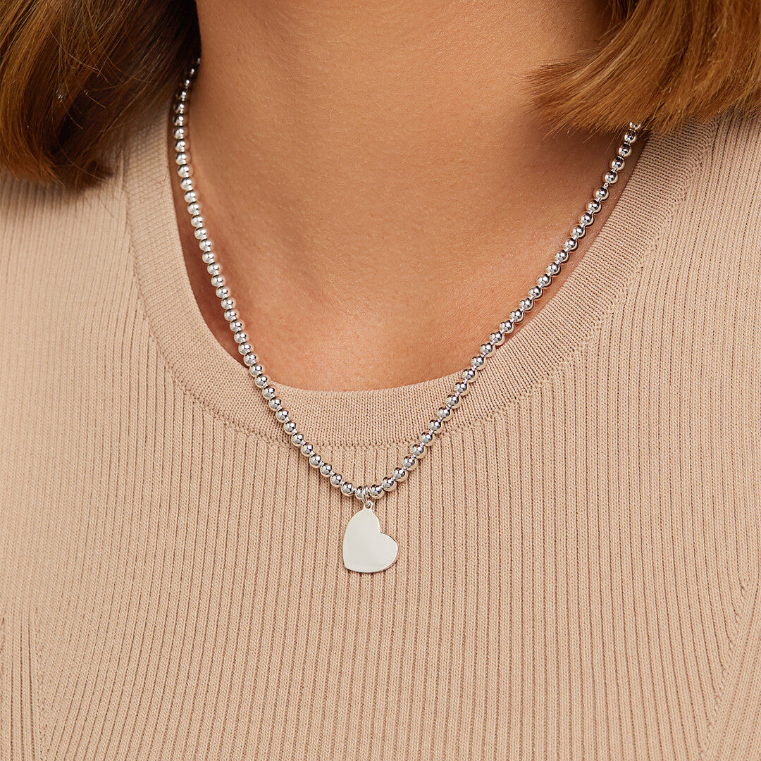 Round Cut Cubic Zirconia in 925 Sterling Silver Necklace 2